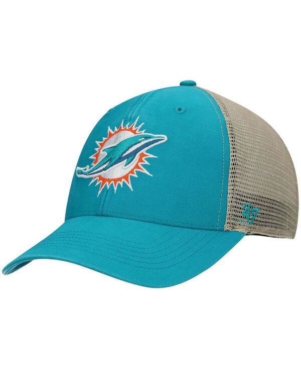 47 ブランド メンズ アクセサリー 帽子 47 Brand Mens Aqua Miami Dolphins Flagship MVP Snapback Hat Aqua アクア