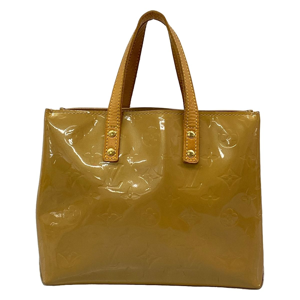 LOUIS VUITTON(ルイヴィトン) ハンドバッグ モノグラムヴェルニ リードPM M91334 ノワゼット レザー