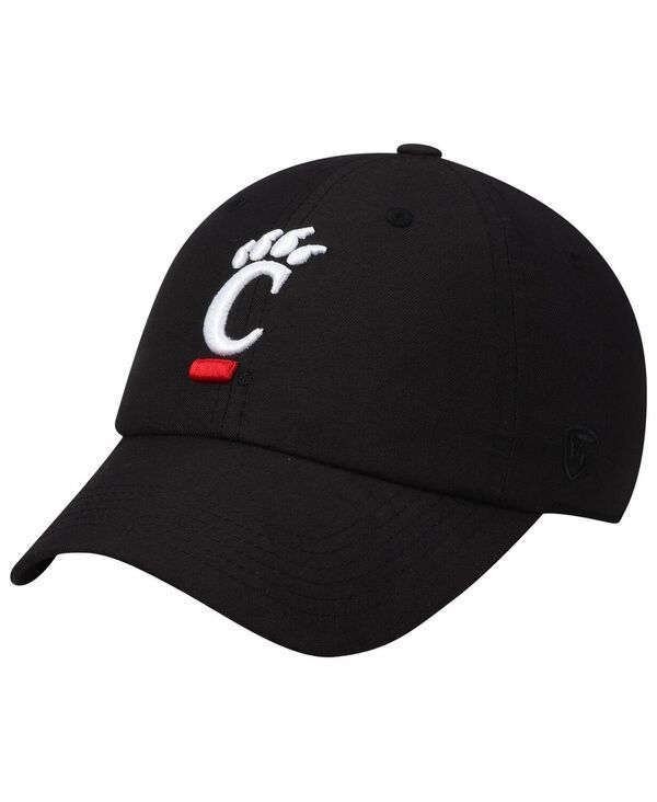 トップオブザワールド メンズ アクセサリー 帽子 ロゴ Top of the World Mens Black Cincinnati Bearcats Primary Logo Staple Adju