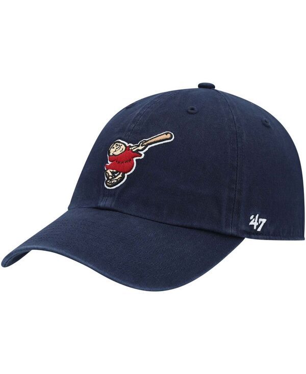 47 ブランド メンズ アクセサリー 帽子 ロゴ 47 Brand Mens Navy San Diego Padres Logo Cooperstown Collection Clean Up Ad