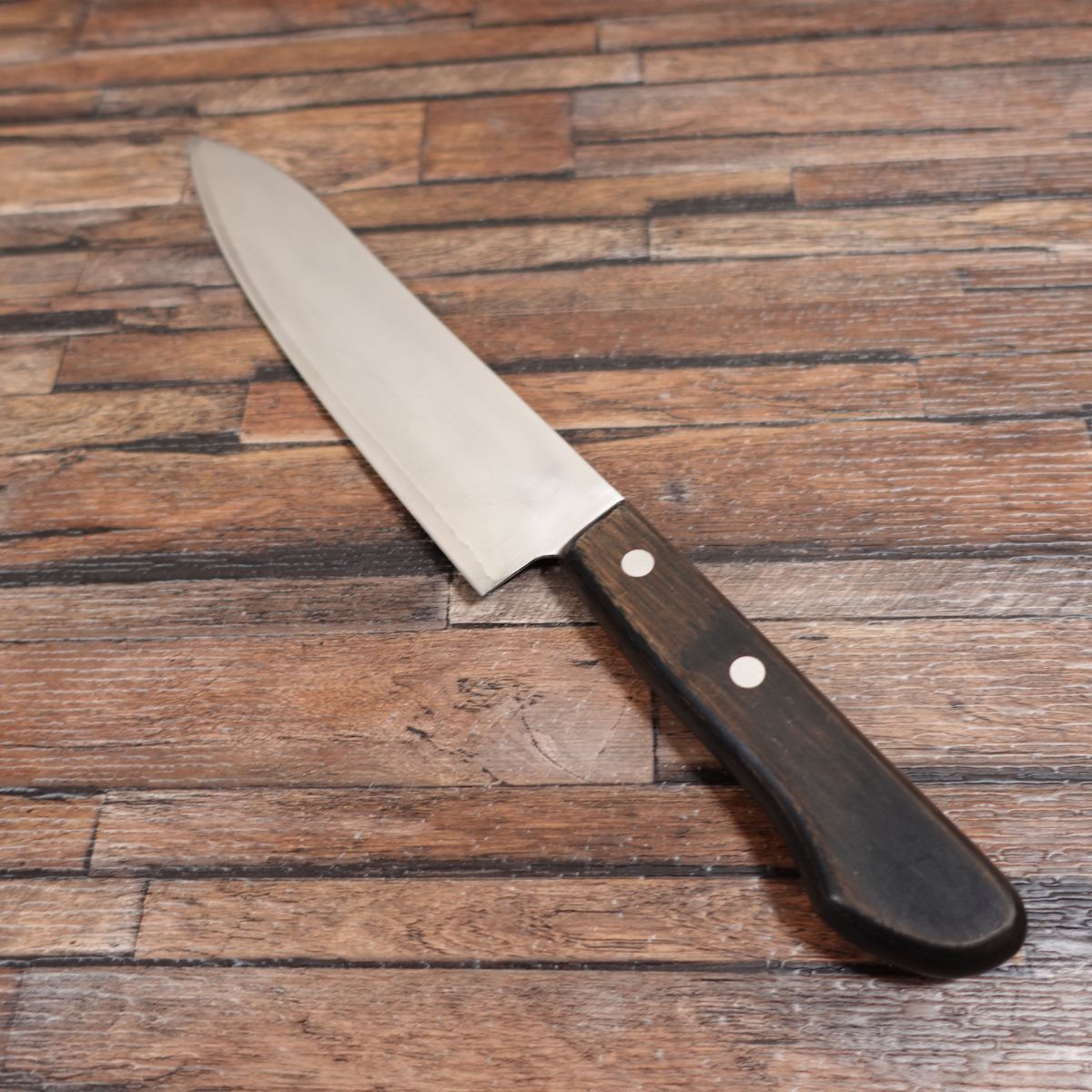 木屋清長　粉末ハイス　切付　三徳　165mm 包丁　万能包丁　研ぎ済 木屋清長 粉末ハイス 切付 三徳 165mm 包丁 万能包丁 研ぎ済 木屋清長