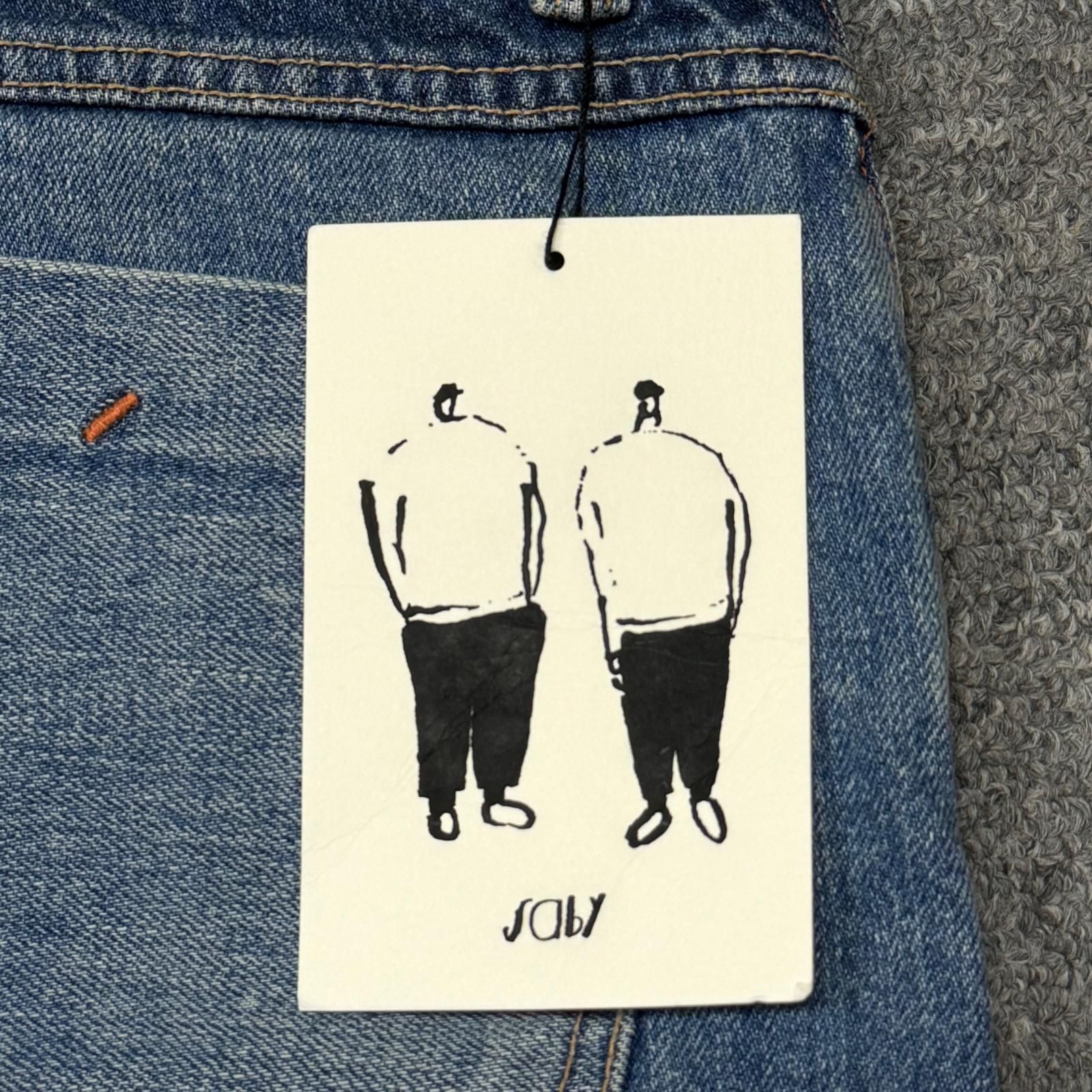 参考上代38500円 未使用 saby 24SS KAMATA DENIM TROUSERS TYPE01