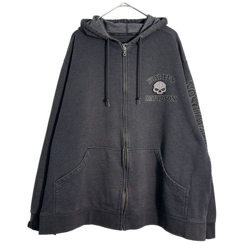 HARLEY DAVIDSON ハーレーダビッドソン スカルロゴ スウェットパーカー