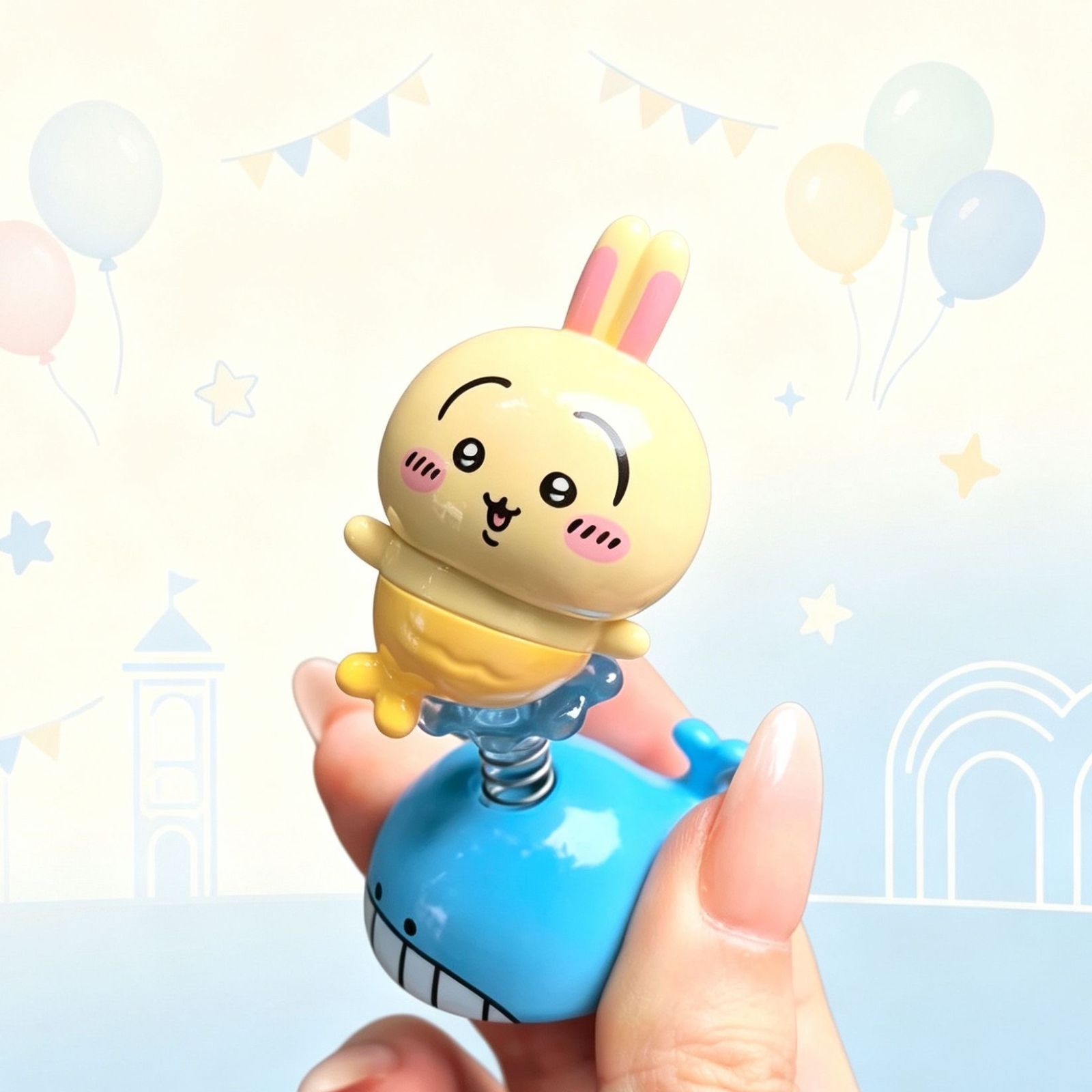 MOETCH CHIIKAWA ちいかわ フィギュア 揺れる置物 3点セット ハチワレ