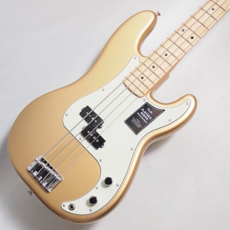 Fender 75th Anniversary Player II Precision Bass, Maple Fingerboard, Aztec Gold フェンダーMEXプレシジョンベース