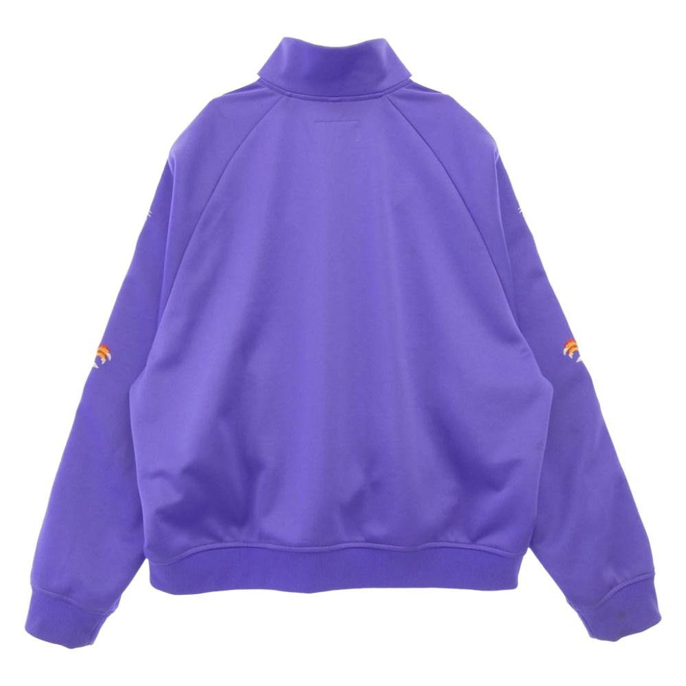 doublet ダブレット 18AW 18AW18BL78 CHAOS EMBROIDERY TRACK JACKET カオス エンブロイダリー 刺繍 トラック ジャケット ジップアップ ブルゾン パープル系 M【中古】 doublet ダブレット 18AW 18AW18BL78 CHAOS EMBROIDERY TRACK JACKET