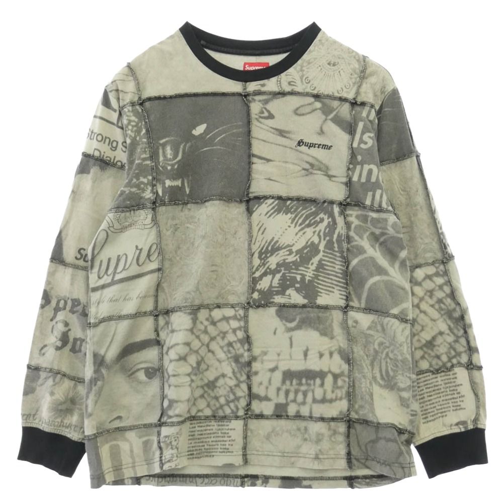 Supreme シュプリーム 21SS Mosaic Patchwork L/S Top モザイク パッチ