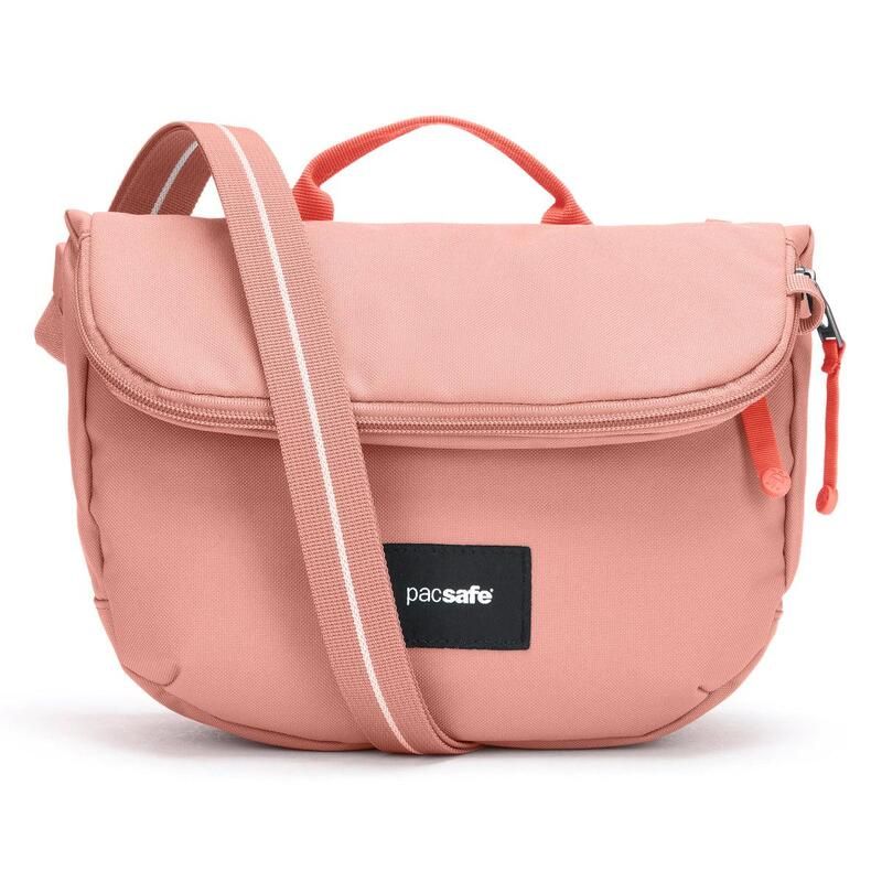 パックセーフ メンズ バッグ ショルダーバッグ Pacsafe GO Saddle Crossbody Rose please allow 10 15 business days for delive