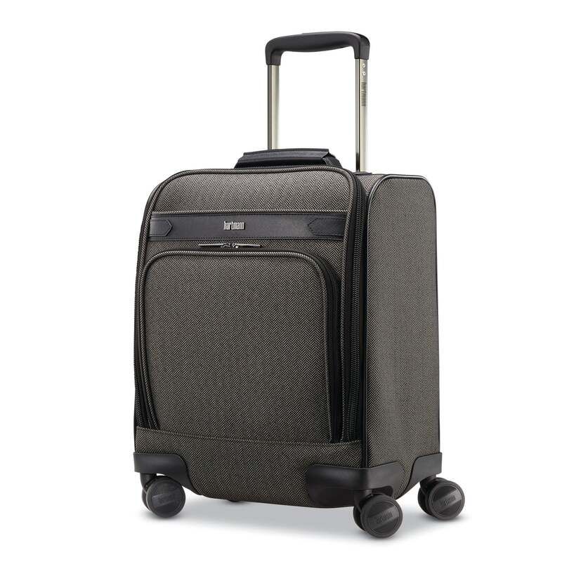 ハートマン メンズ バッグ スーツケース Hartmann Herringbone Deluxe Underseat Carry On Spinner Black Herringbone ブラック 44,070円