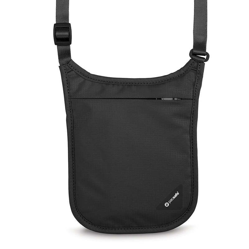 パックセーフ メンズ バッグ ショルダーバッグ Pacsafe Coversafe V75 Neck Pouch Black please allow 10 15 business days for