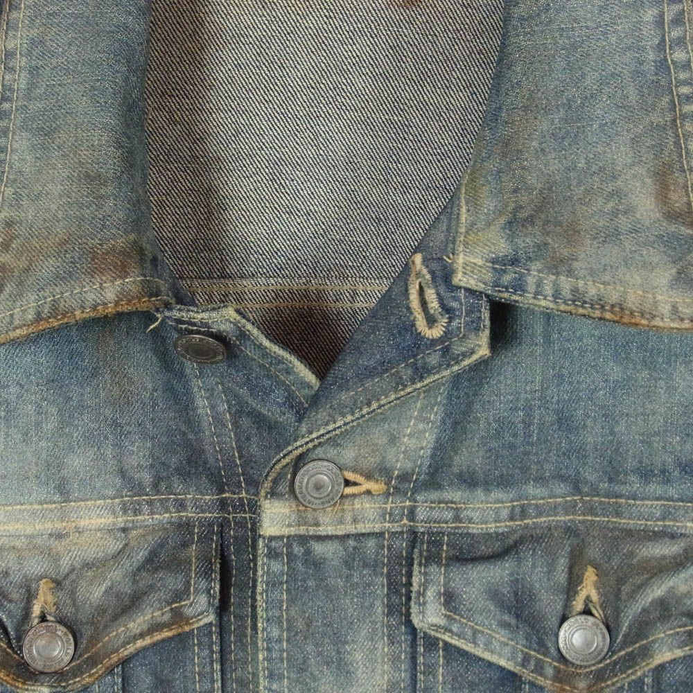 SHELLAC シェラック 45921 Denim Jacket ソフトダメージ デニム