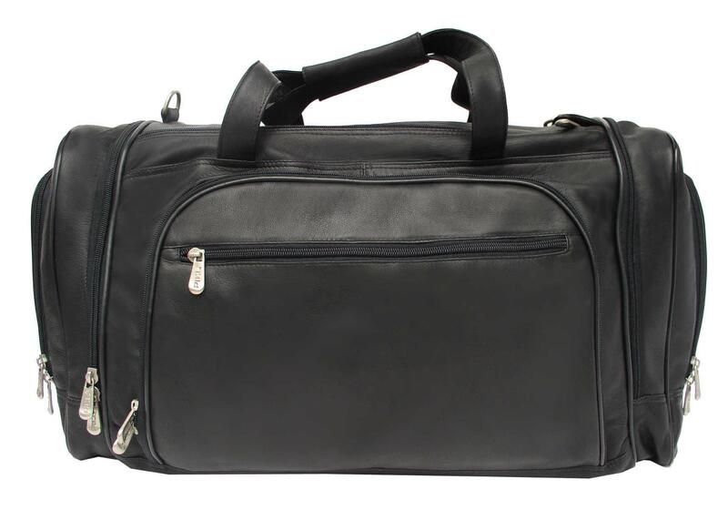ピエル レザー メンズ バッグ ボストンバッグ Piel Leather Piel MultiCompartment Duffel Bag Black ブラック
