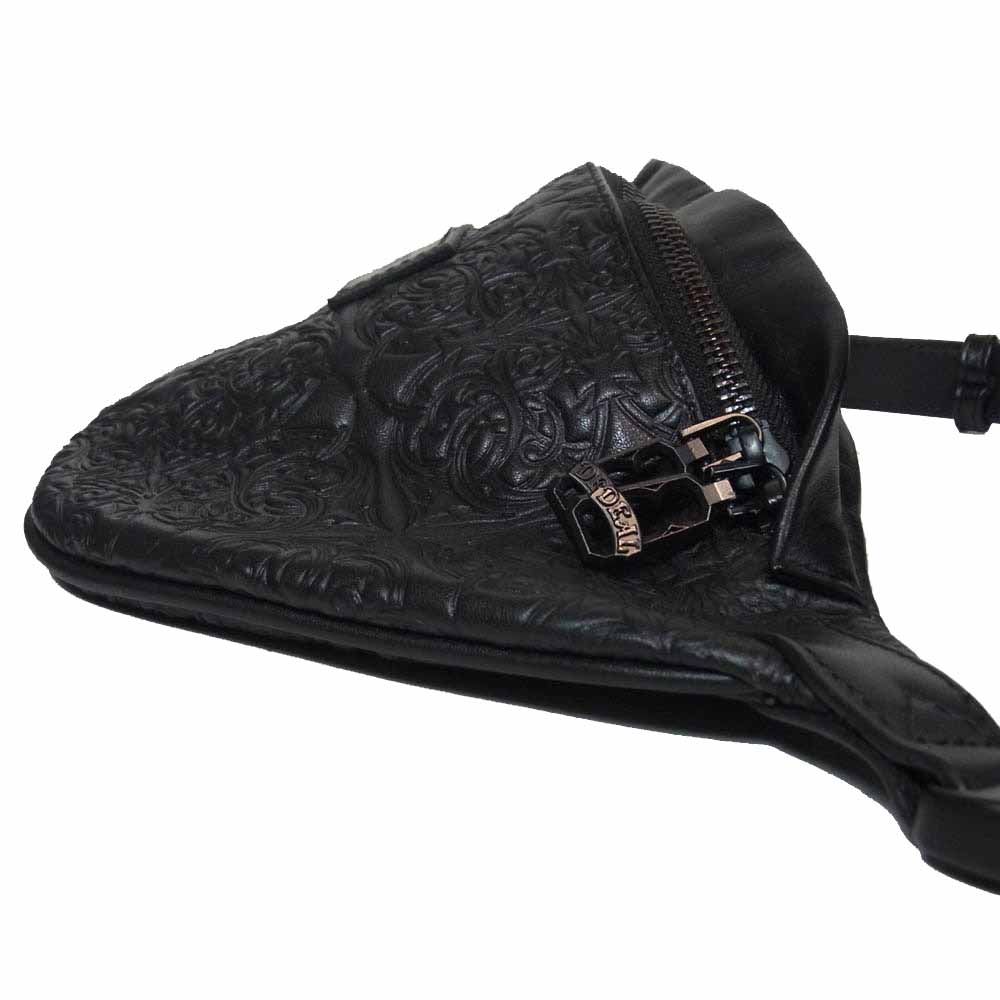 DEAL DESIGN ディールデザイン real leather shoulder bag レザー ロゴ