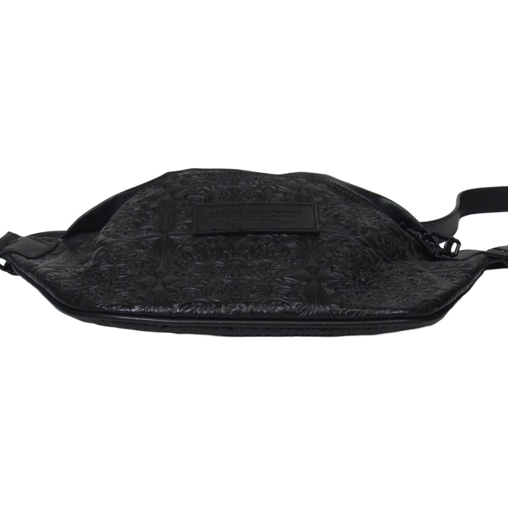 DEAL DESIGN ディールデザイン real leather shoulder bag レザー ロゴ