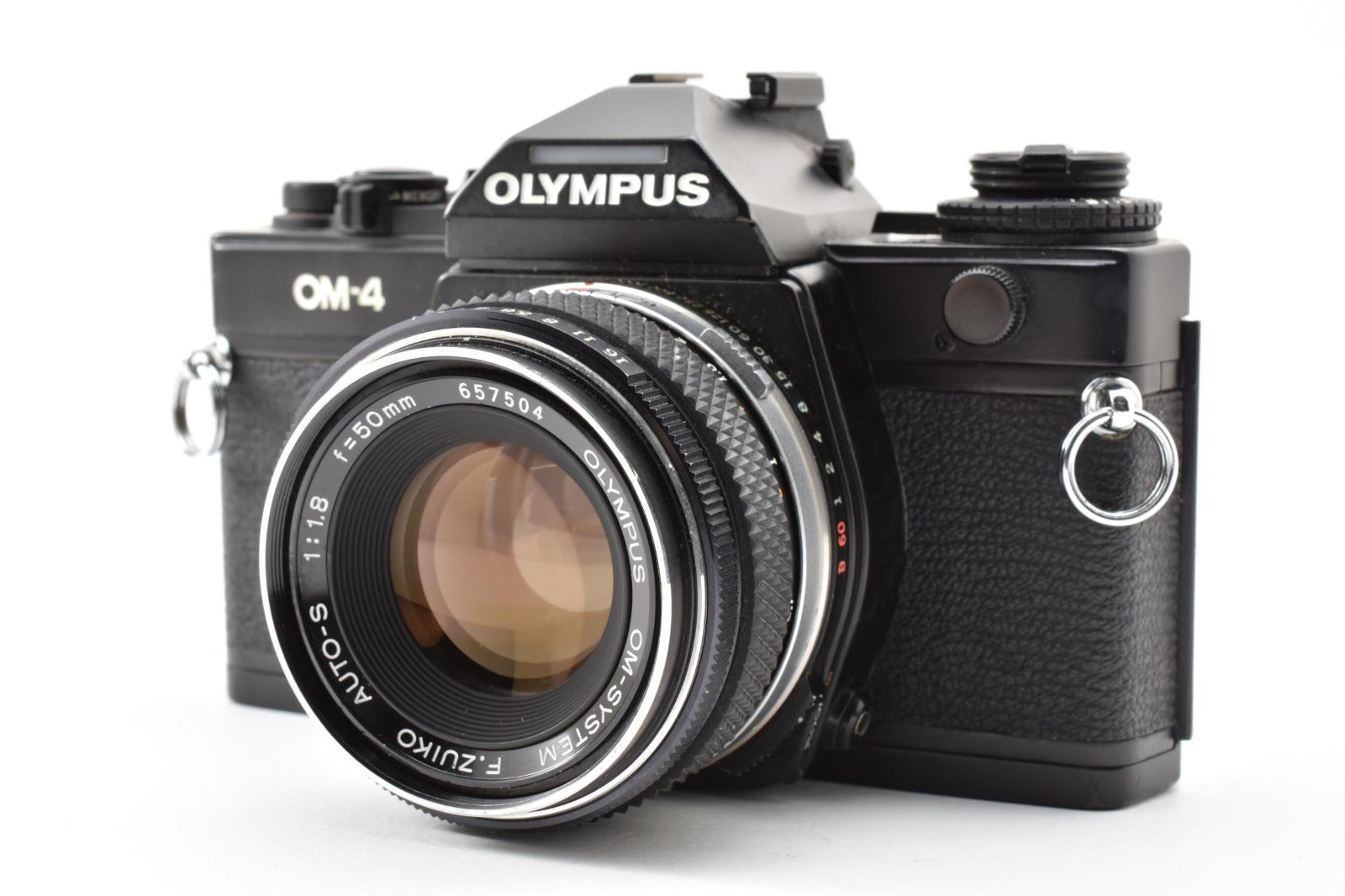 【美品・名機】OLYMPUS　OM-4＋ZUIKO50mmF1.4フィルムカメラ ☆動作品☆ オリンパス OLYMPUS OM-4 ブラック フィルム一眼レフ F