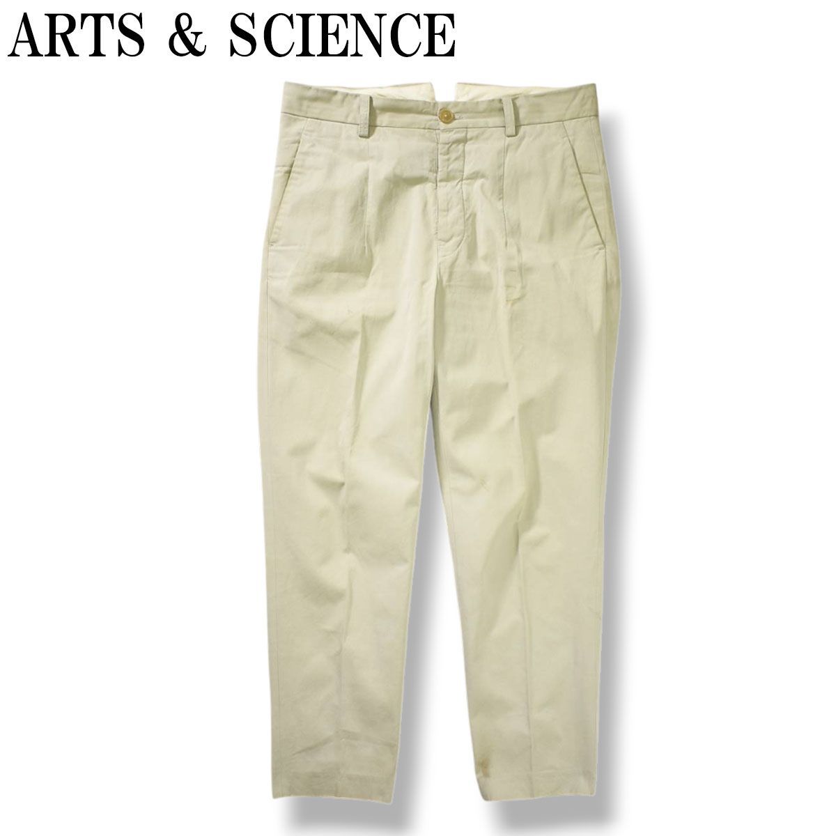 アーツアンドサイエンス イージーパンツ チノパン アーツアンドサイエンス ARTS & SCIENCE コットン チノパン トラウザー