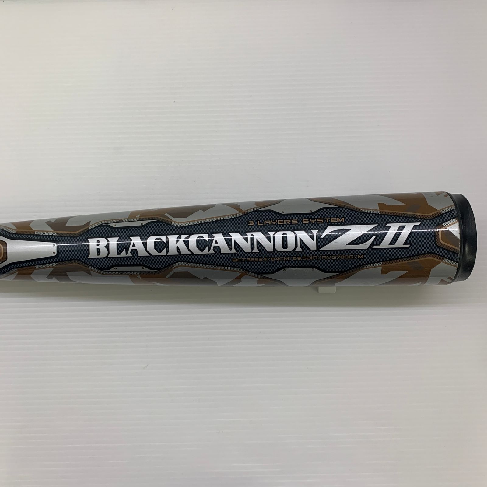 ゼット ZETT ブラックキャノンZⅡ 軟式 大人 一般 FRP製バット