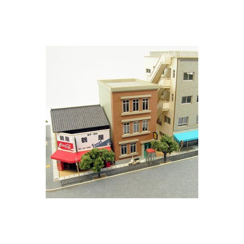 新品】 さんけい 1/150 なつかしのジオラマシリーズ ビルD MP03-93