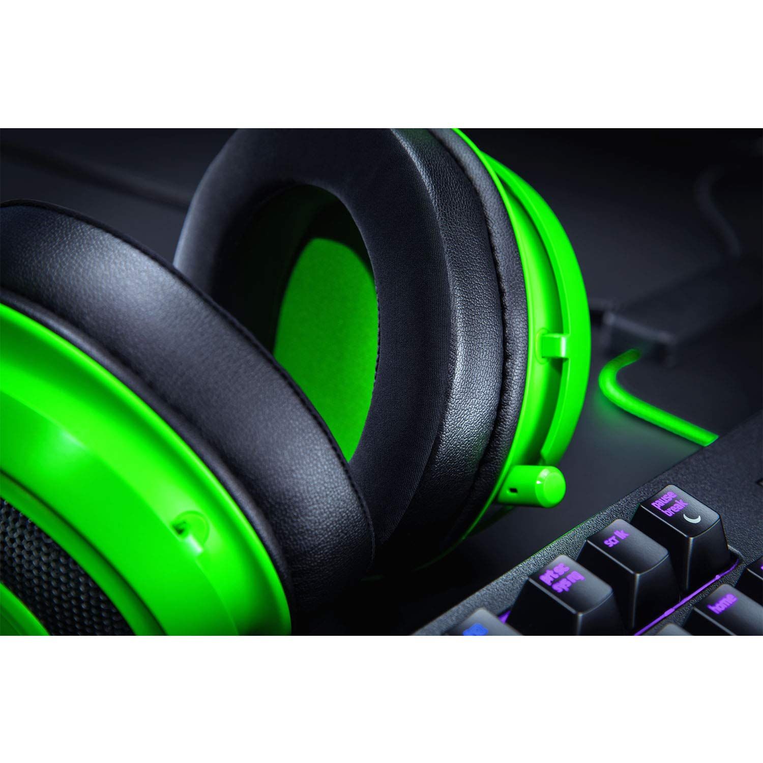 Razer Kraken Green ゲーミングヘッドセット アナログ接続 PS4 PS5 PC
