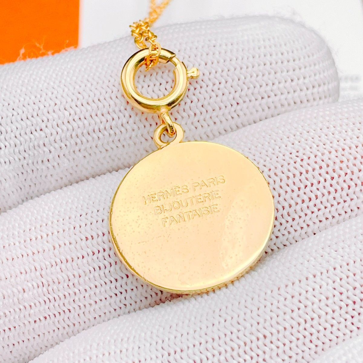 ◇エルメス◇新品仕上済 HERMES セリエ チャーム 大 ゴールド