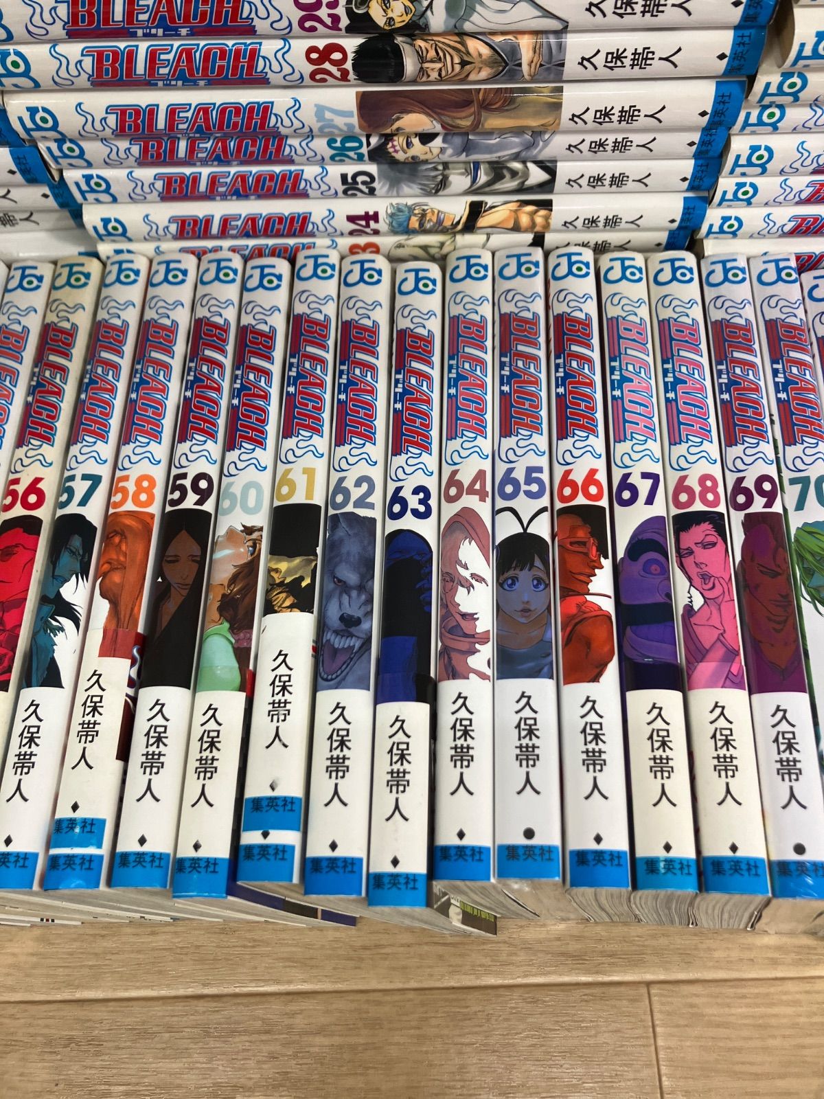 ☆①【未開封あり】BLEACH ブリーチ 1～74巻全巻＋THE REBOOTED SOULS