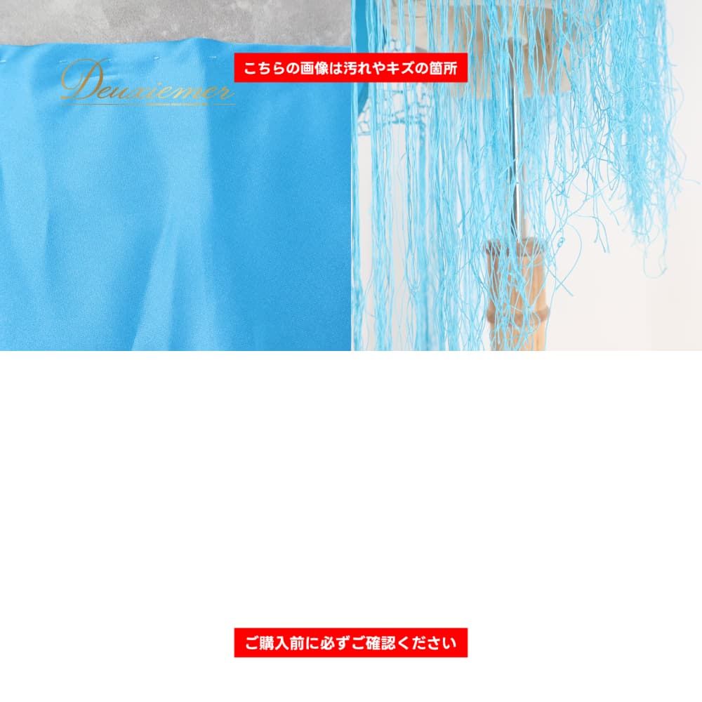 フラメンコ 衣装 シージョ ピキージョ ブルー系 水色 無地 フレコ