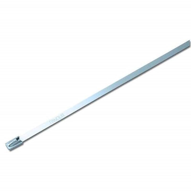 【新品】 パンドウイット MLTタイプ 自動ロック式ステンレススチールバンド SUS304 幅6.4mm 長さ201mm 100本入り MLT2S-CP 0