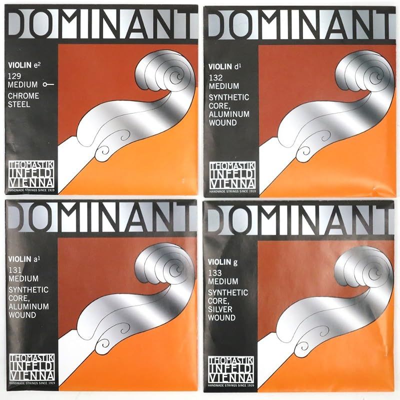 新品】 THOMASTIK Dominant ドミナント 4/4バイオリン弦セット(E線