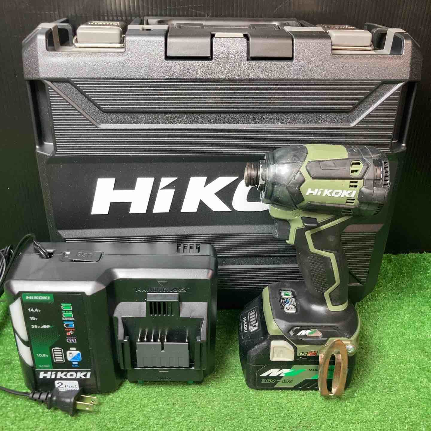 ★ハイコーキ(HIKOKI ※旧:日立工機) コードレスインパクトドライバー WH36DC(2XPSZ)(G) ※バッテリー1個のみ【岩槻店】