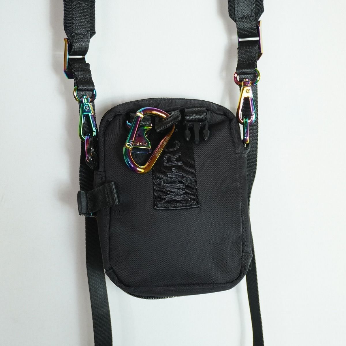 バッグ M+RC NOIR BLACK RAINBOW BAG 美品 M+RC NOIR マルシェノア RAINBOW TRAP BAG レインボー トラップ