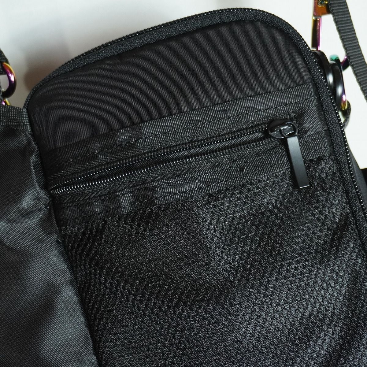 美品 M+RC NOIR マルシェノア RAINBOW TRAP BAG レインボー トラップ