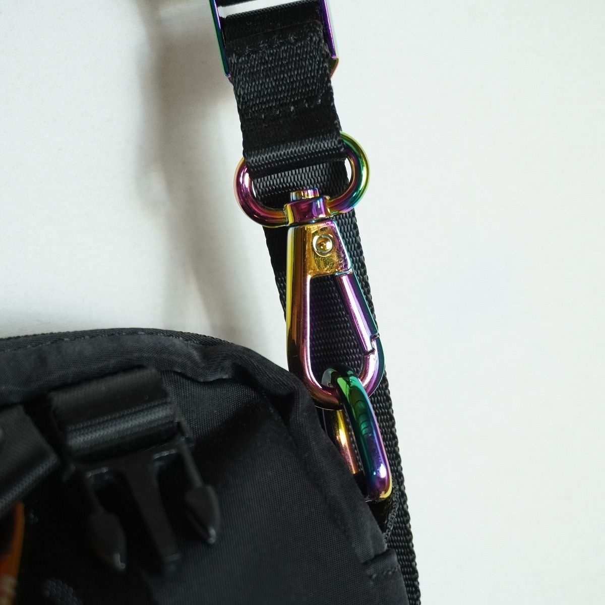 美品 M+RC NOIR マルシェノア RAINBOW TRAP BAG レインボー トラップ