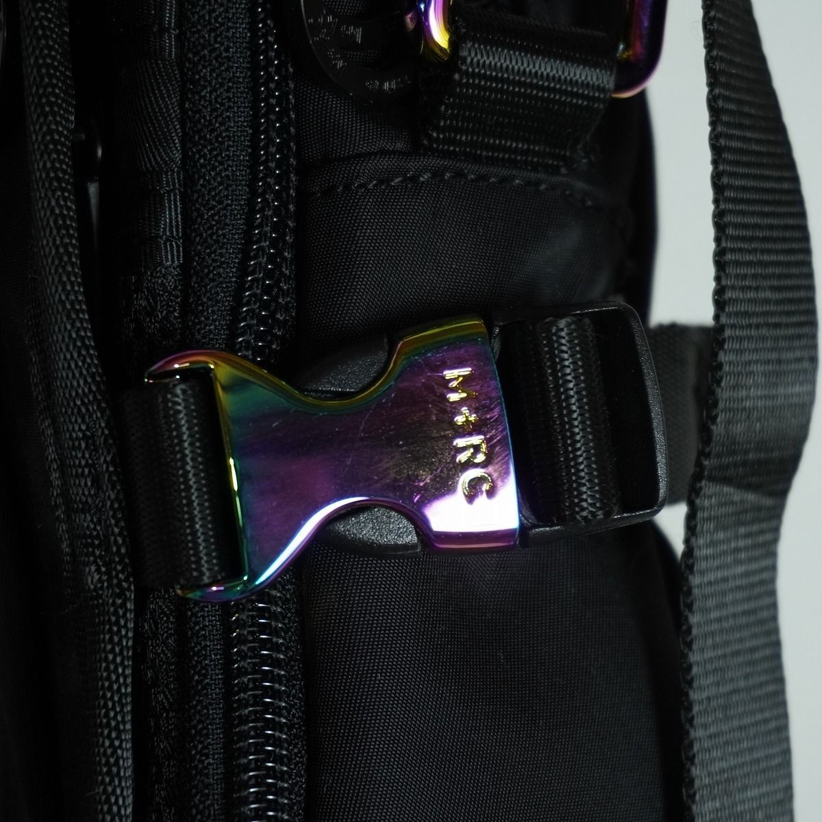 美品 M+RC NOIR マルシェノア RAINBOW TRAP BAG レインボー トラップ