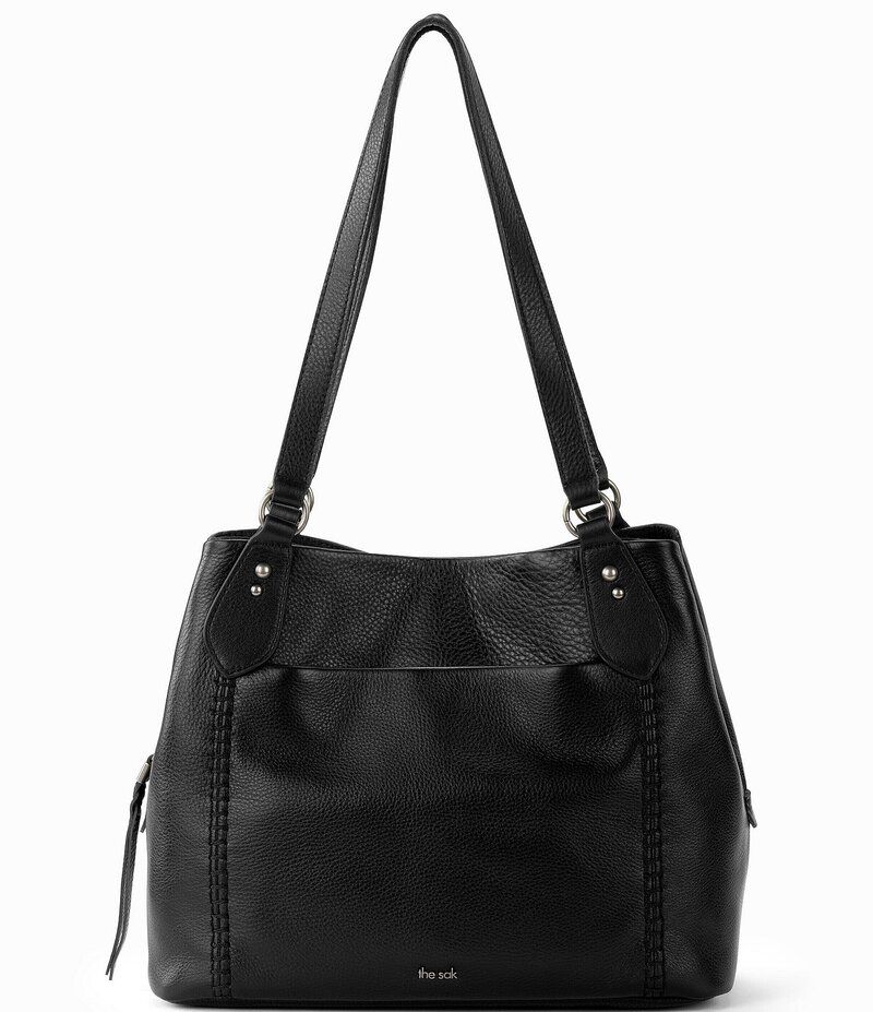 ザサック レディース バッグ ハンドバッグ レザー The Sak Melrose Leather Shoulder Satchel Bag Black ブラック 34,320円