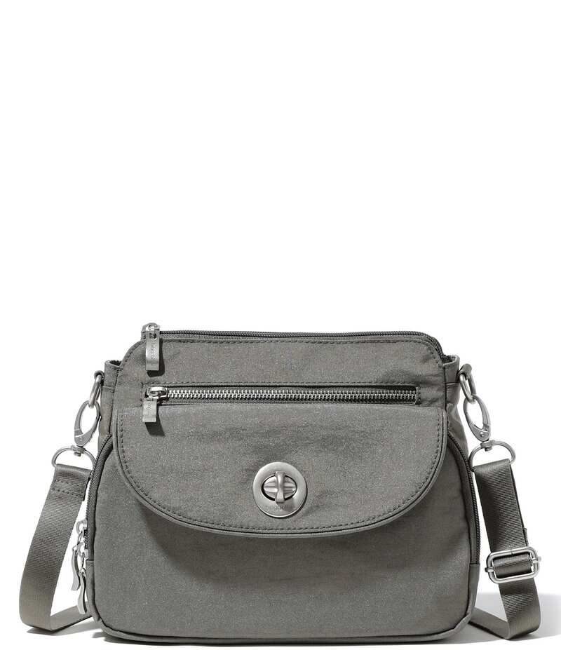 バッガリーニ レディース バッグ ショルダーバッグ Baggallini International Collection Calais Crossbody Bag Sterling Shimmer