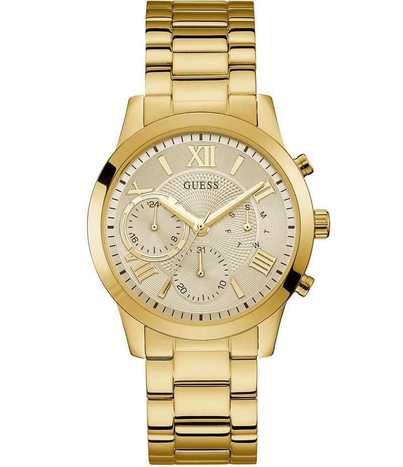 ゲス レディース アクセサリー 腕時計 Guess Solar Multifunction Bracelet Watch Gold ゴールド