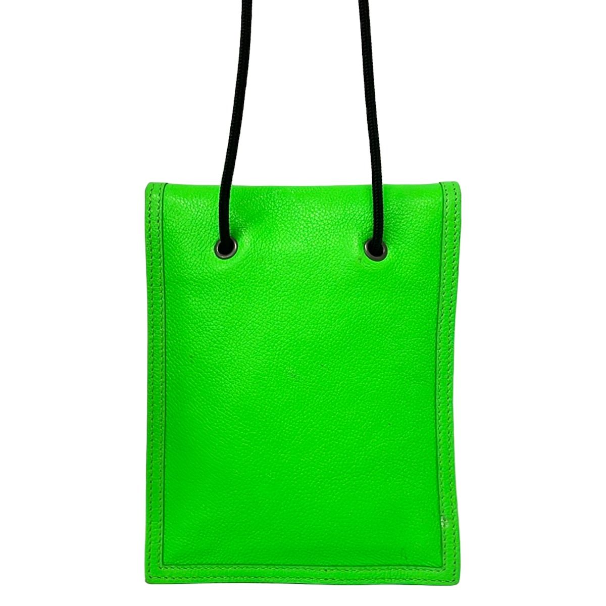 BALENCIAGA(バレンシアガ) ショルダーバッグ - 532298 グリーン ミニ