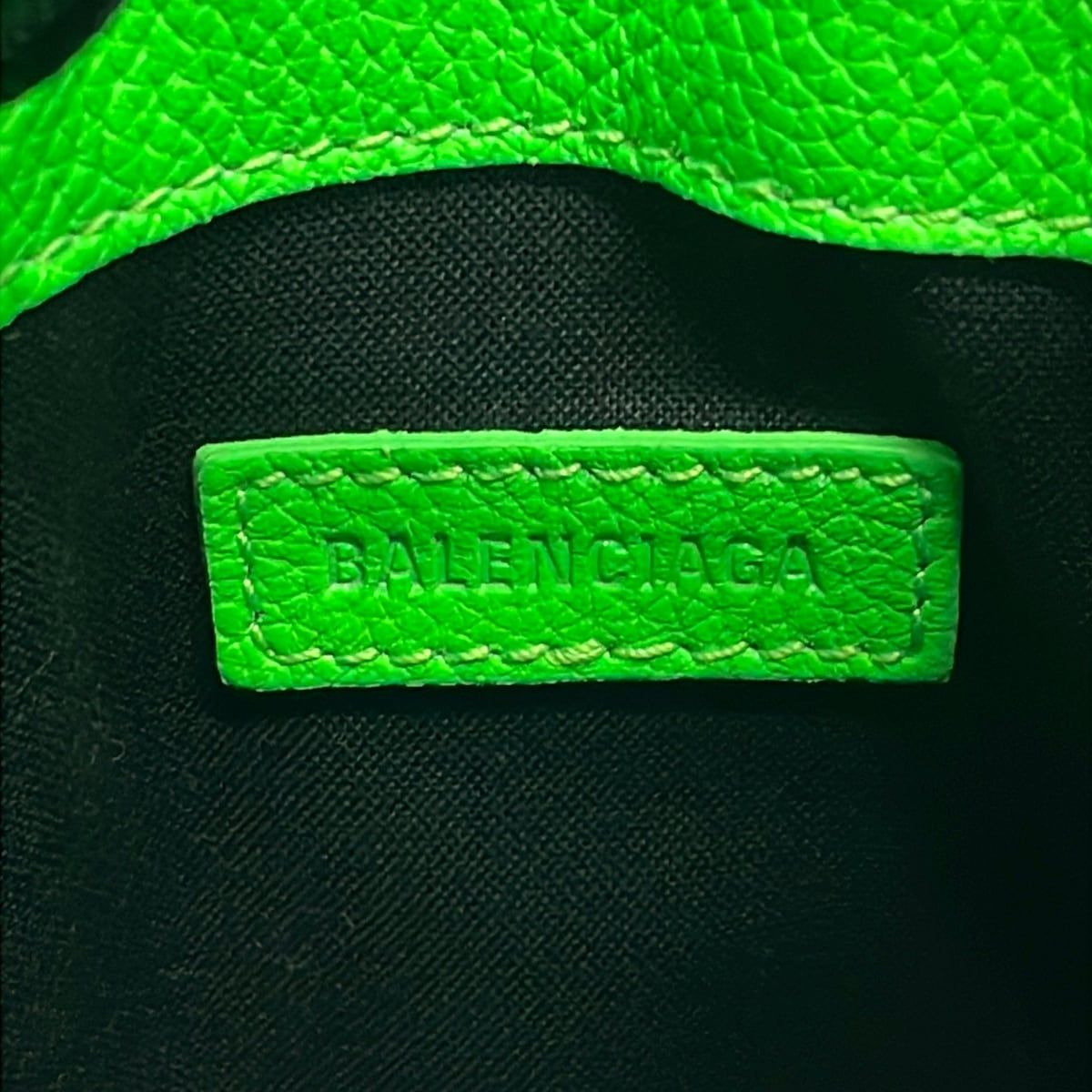 BALENCIAGA(バレンシアガ) ショルダーバッグ - 532298 グリーン ミニ