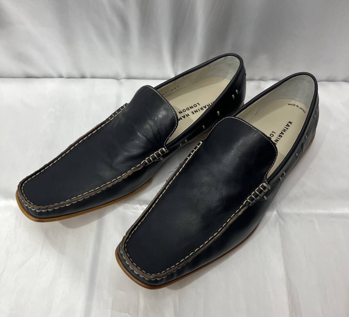KATHARINE HAMNETT LONDON レザーブーツ 26cm KATHARINE HAMNETT キャサリン ハムネット ロンドン 26cm レザー