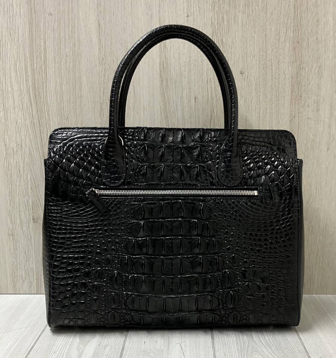RODANIA ロダニア 3002L クロコダイル ワニ革 2way ハンドバッグ