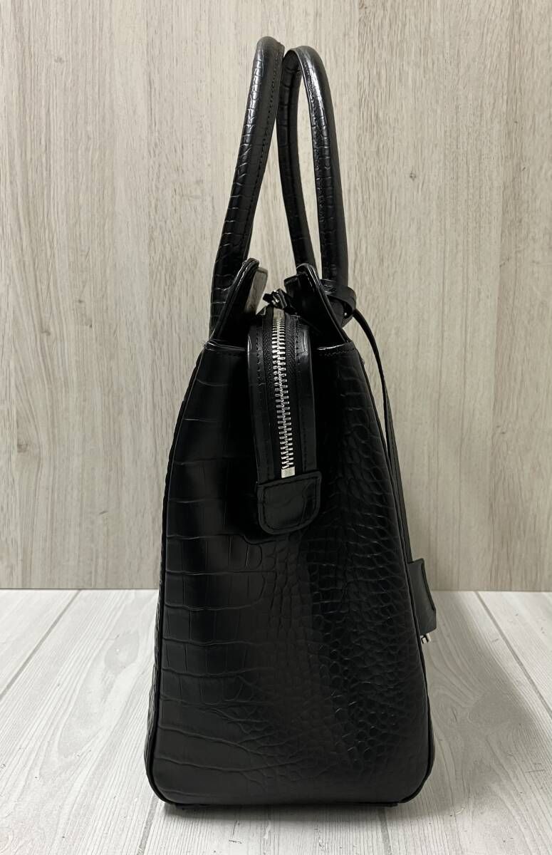 RODANIA ロダニア 3002L クロコダイル ワニ革 2way ハンドバッグ