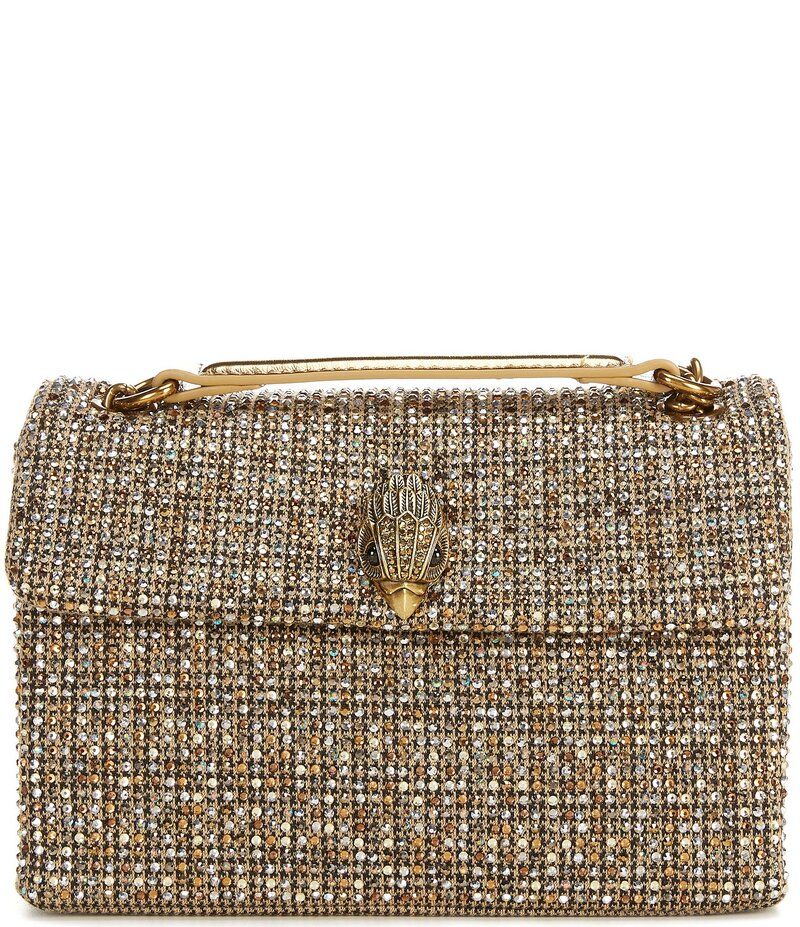 カートジェイガーロンドン レディース バッグ ショルダーバッグ Kurt Geiger London Fabric Medium Kensington Convertible Crossbody Ba