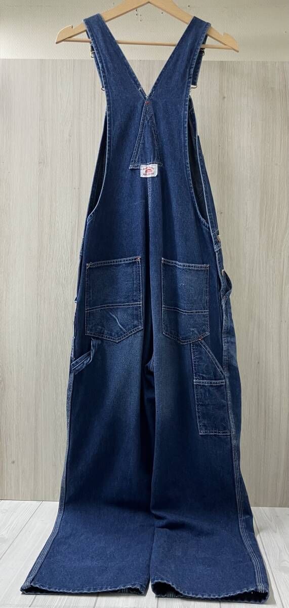 ROUND HOUSE ラウンドハウス 966 オーバーオール デニム サイズ32