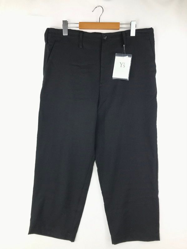 【中古美品】 WOOL GABARDINE DRAWSTRING PANTS YN-P12-100-1 20SS ウールギャバンジンドローストリングパンツ 【151-250410-hi-46-tag】