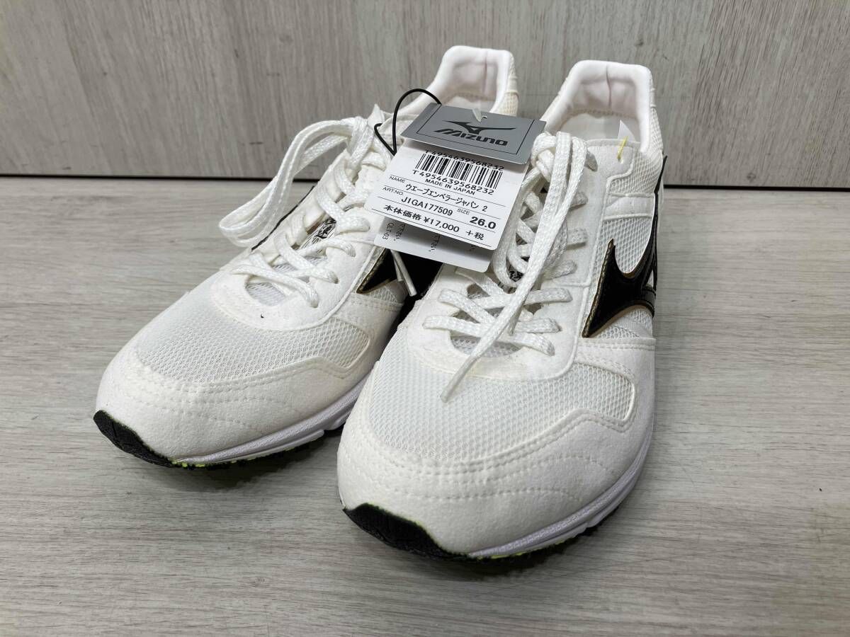 MIZUNO ランニングシューズ ホワイト ウェーブエンペラージャパン2