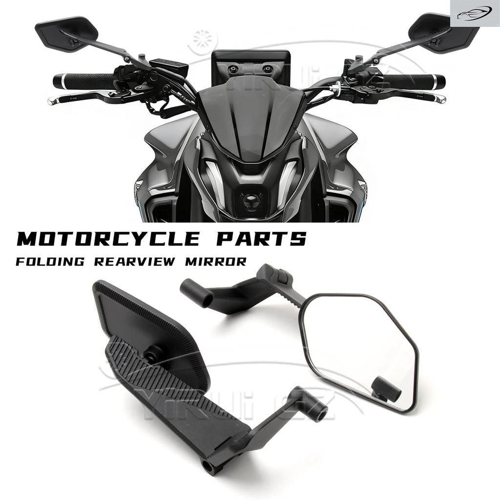 オートバイ ミラー XMAX300 MT03 MT07 MT09 MT09 MT10 SP ABS インビジブルウィングサイドビューミラー