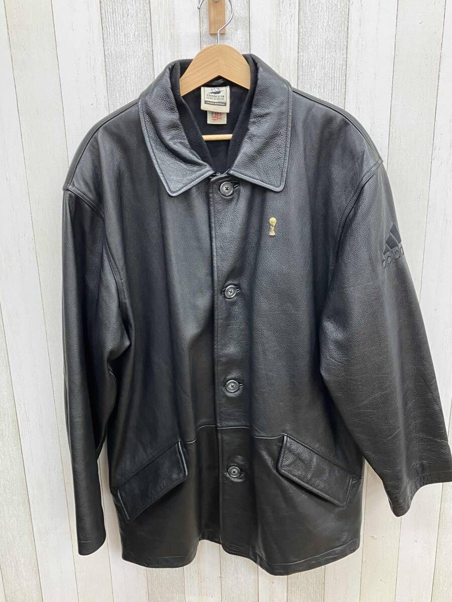 古着】adidas アディダス／1998年 フランスワールドカップ 記念レザー