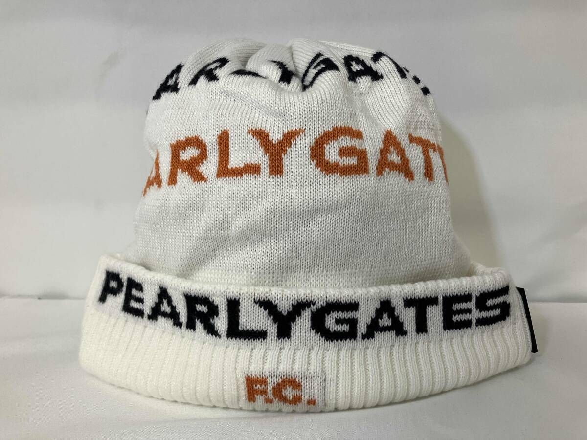 PEARLY GATES パーリーゲイツ ユニセックス ニットキャップ FCロゴ柄