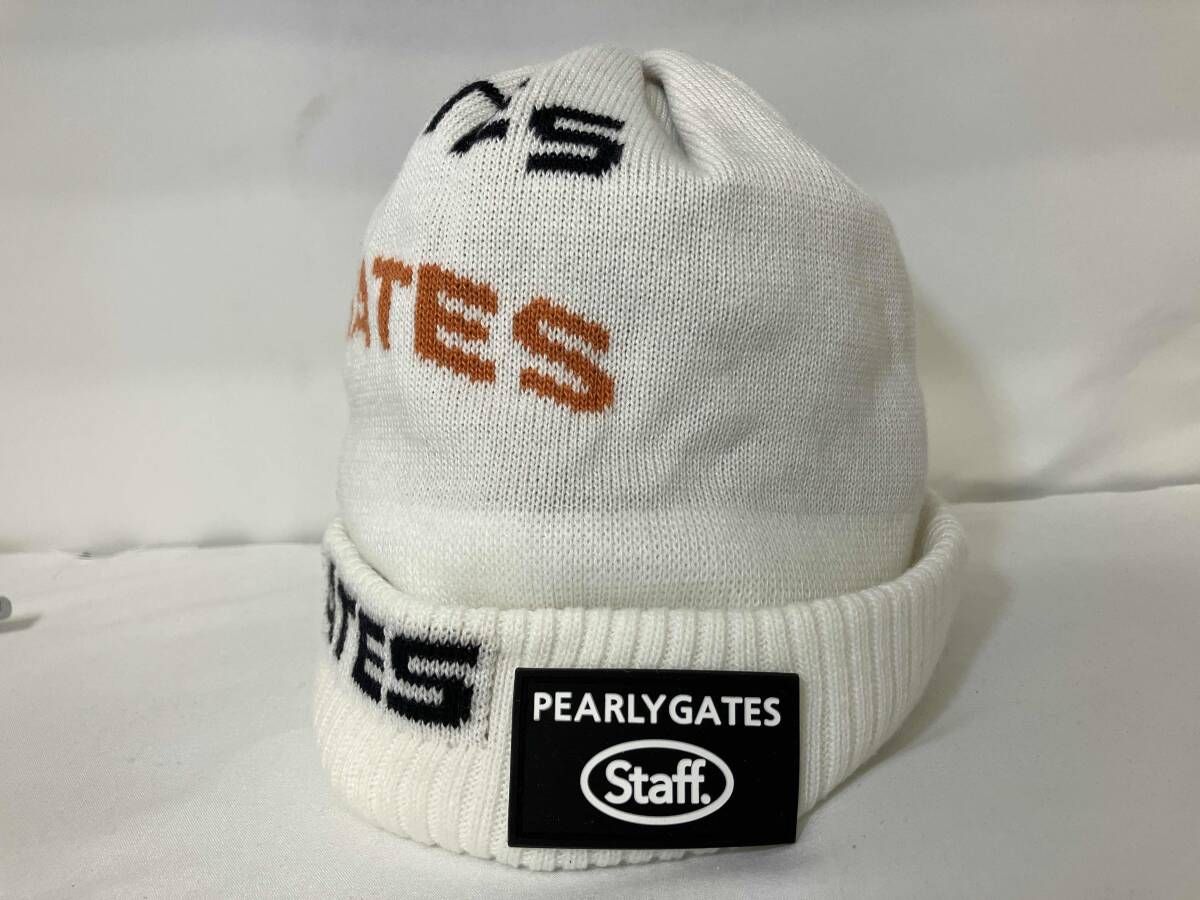 PEARLY GATES パーリーゲイツ ユニセックス ニットキャップ FCロゴ柄