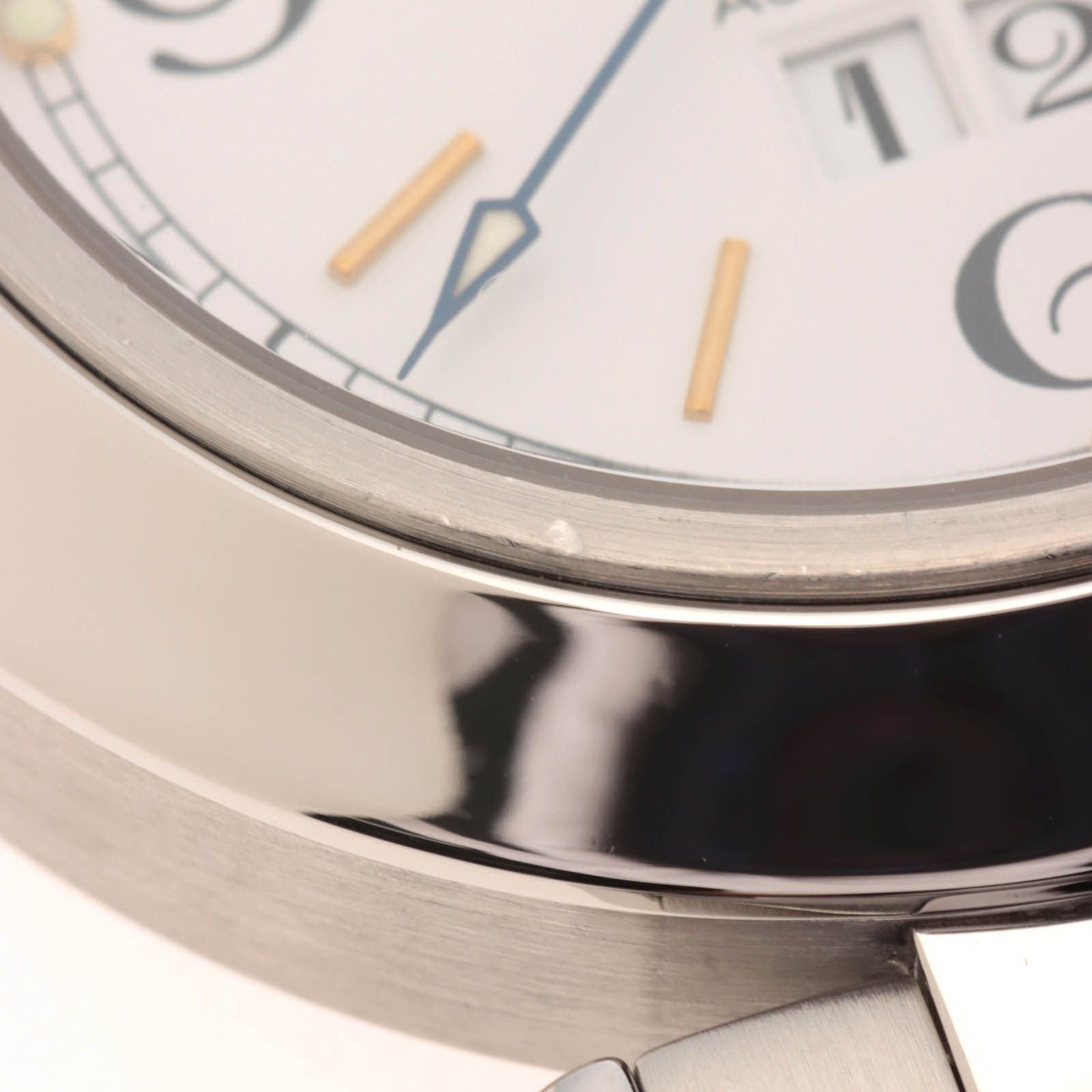 CARTIER カルティエ パシャC ビッグデイト W31044M7 腕時計 ステンレス